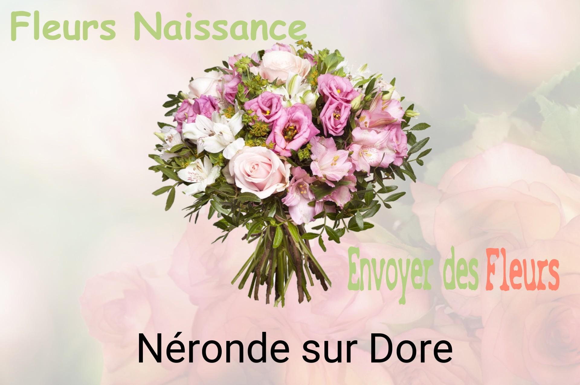 Bouquet de fleurs de naissance livré à Néronde-sur-Dore